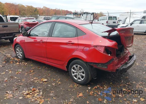 2014 Hyundai Accent Gls из США, поврежденный, VIN KMHCT4AE4EU755816